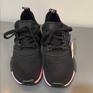 adidas Black and Pink Athletic Shoes